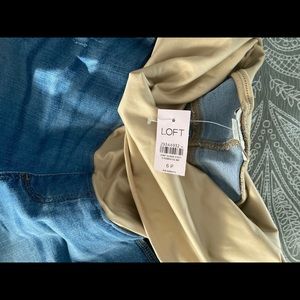 Loft maternity jeans with tags